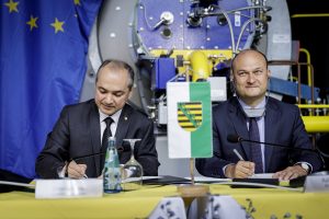 Unterzeichnung des Letter of Intent (LoI) für das Projekt "Klimaneutrale Fernwärme für die Europastadt"